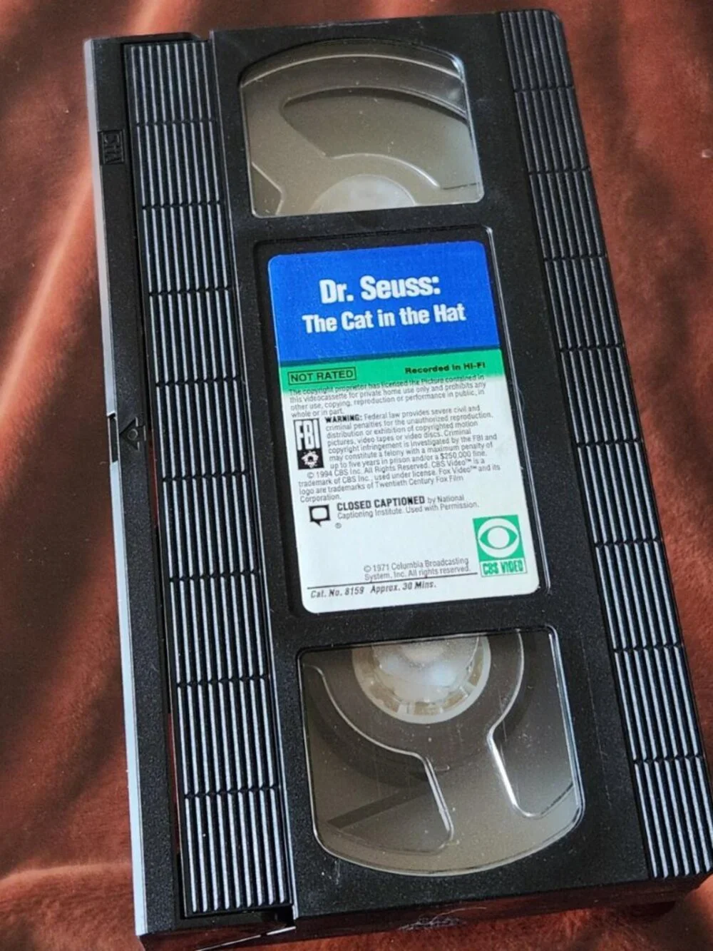 Dr. Seuss The Cat In The Hat - 1971 - VHS